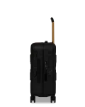 REALITY CHECK SHARKITECTURE CARRY-ON JETBLACK LUGGAGE (GOLD HARDWARE)