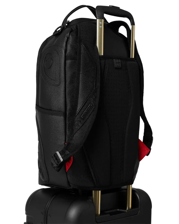 REALITY CHECK SHARKITECTURE CARRY-ON JETBLACK LUGGAGE (GOLD HARDWARE)