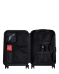 REALITY CHECK SHARKITECTURE CARRY-ON JETBLACK LUGGAGE (GOLD HARDWARE)