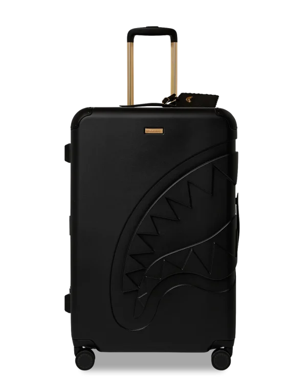 REALITY CHECK SHARKITECTURE FULL-SIZE JETBLACK LUGGAGE (GOLD HARDWARE)