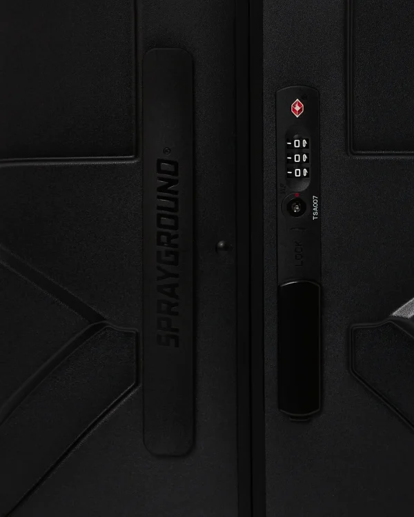 REALITY CHECK SHARKITECTURE FULL-SIZE JETBLACK LUGGAGE (GOLD HARDWARE)