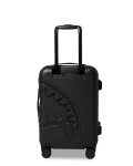 THE JOURNEY BEGINS SHARKITECTURE CARRY-ON LUGGAGE BLACK WITH EXTRA STICKERS
