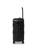 THE JOURNEY BEGINS SHARKITECTURE CARRY-ON LUGGAGE BLACK WITH EXTRA STICKERS