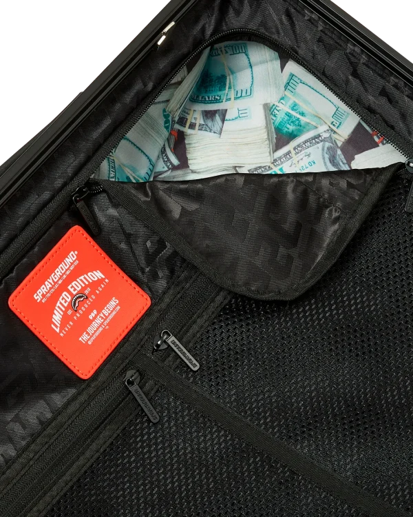 MONEYBEAR VAULT: HARDSHELL CARRY-ON LUGGAGE