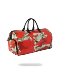 MONEY CAMO (RED) DUFFLE