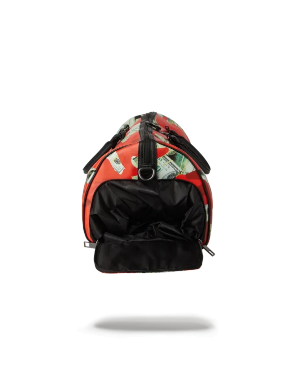 MONEY CAMO (RED) DUFFLE