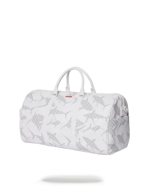 SHARK CHECK (WHITE) DUFFLE