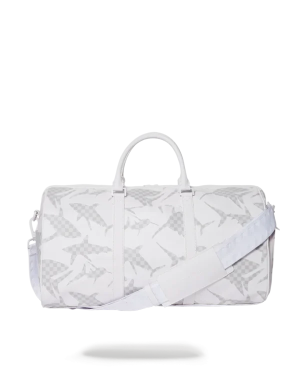 SHARK CHECK (WHITE) DUFFLE
