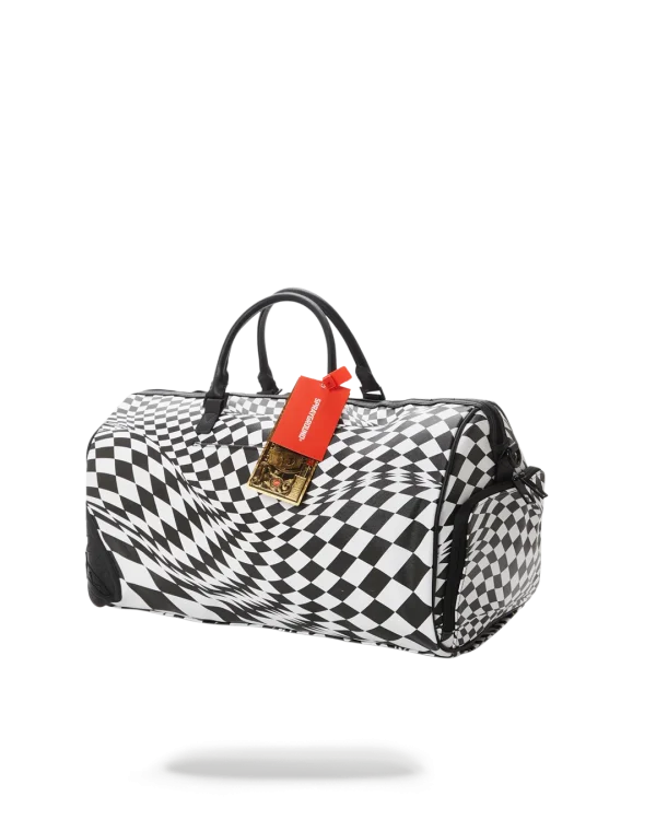 TRIPPY CHECK DUFFLE