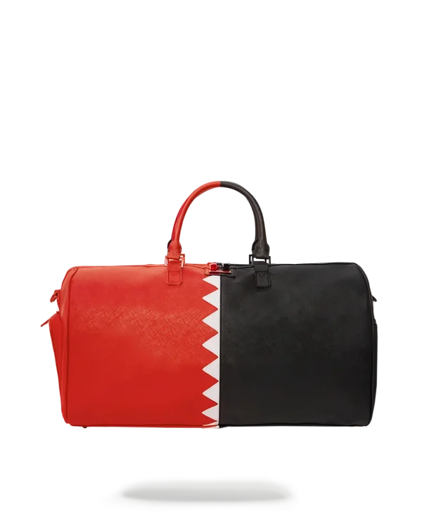 VERTICAL SHARK CUT & SEW DUFFLE
