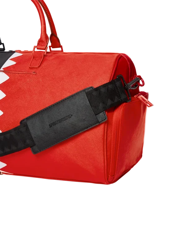 VERTICAL SHARK CUT & SEW DUFFLE