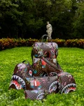 GARDEN OF SHARKS MINI DUFFLE