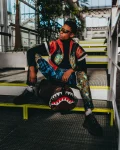 SHARKS AND SKULLS DUFFLE