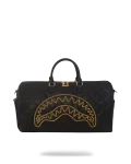 NOIR QUILT GOLD CHAIN SHARK DUFFLE
