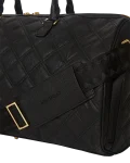 NOIR QUILT GOLD CHAIN SHARK DUFFLE