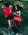 RED RIVIERA MINI DUFFLE