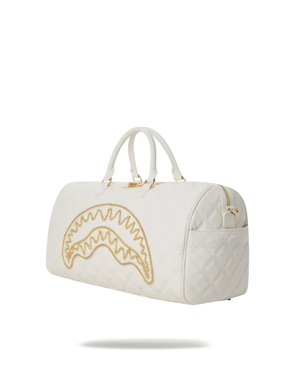RIVIERA LE BLANC GOLD CHAIN SHARK DUFFLE