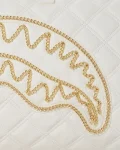 RIVIERA LE BLANC GOLD CHAIN SHARK DUFFLE