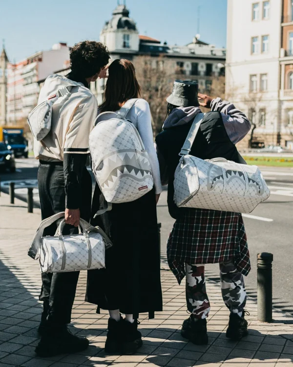 MONEY PATTERN POWDER EMPEROR DUFFLE