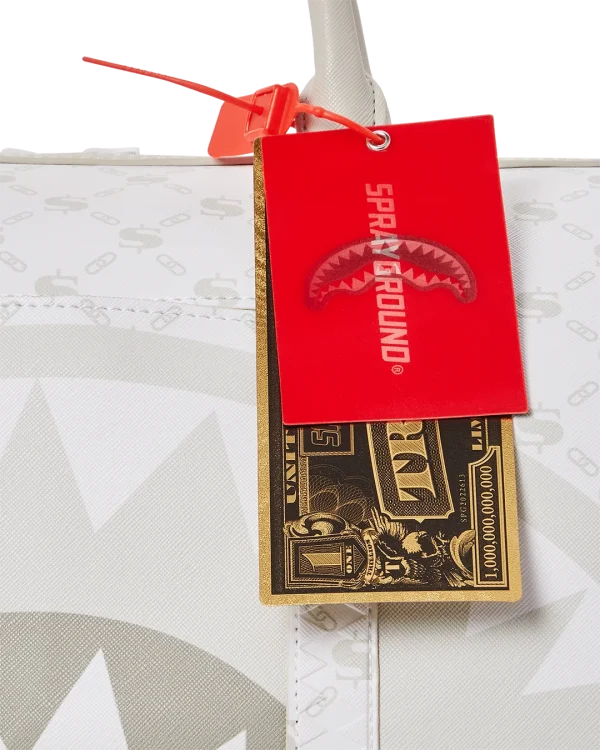 MONEY PATTERN POWDER MINI DUFFLE