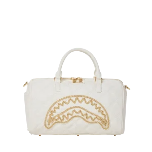 RIVIERA LE BLANC GOLD CHAIN SHARK MINI DUFFLE