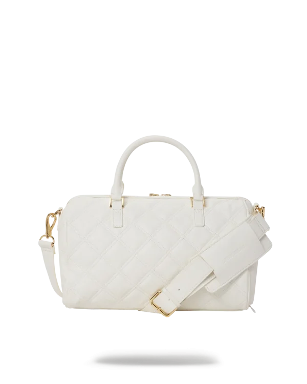 RIVIERA LE BLANC GOLD CHAIN SHARK MINI DUFFLE