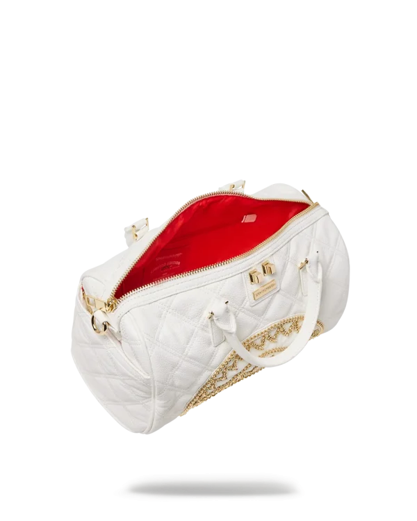 RIVIERA LE BLANC GOLD CHAIN SHARK MINI DUFFLE