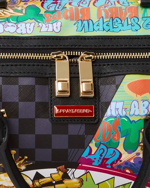 ASTROMANE SHARKS IN SPACE MINI DUFFLE