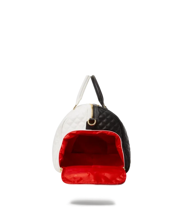 LEVELED UP SPLIT QUILT SHARK DUFFLE