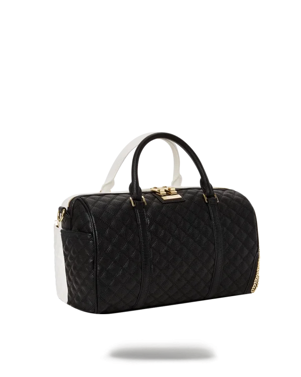LEVELED UP SPLIT QUILT SHARK MINI DUFFLE