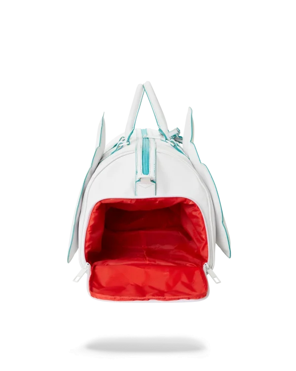 CLOUDY WITH A CHANCE OF SHARK DUFFLE