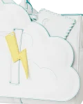 CLOUDY WITH A CHANCE OF SHARK DUFFLE