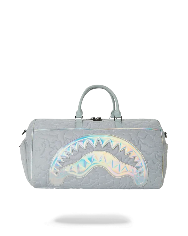 MIRASHAKU IRIDESCENT QUILT DUFFLE