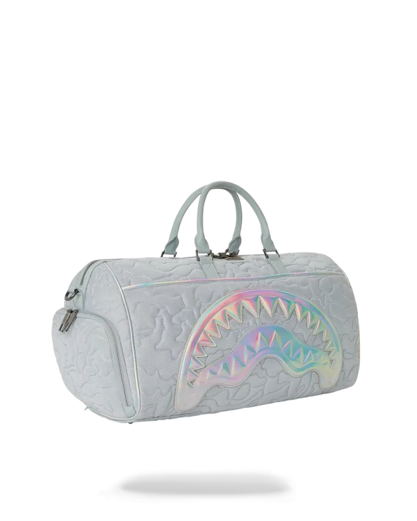 MIRASHAKU IRIDESCENT QUILT DUFFLE
