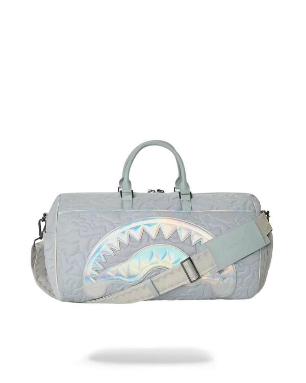 MIRASHAKU IRIDESCENT QUILT DUFFLE