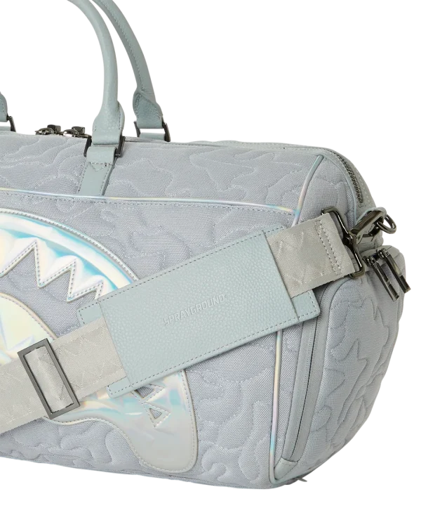 MIRASHAKU IRIDESCENT QUILT DUFFLE