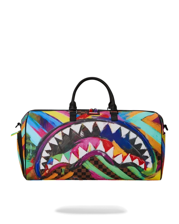SHARKS IN PARIS CITY STREAKS DUFFLE
