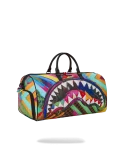 SHARKS IN PARIS CITY STREAKS DUFFLE