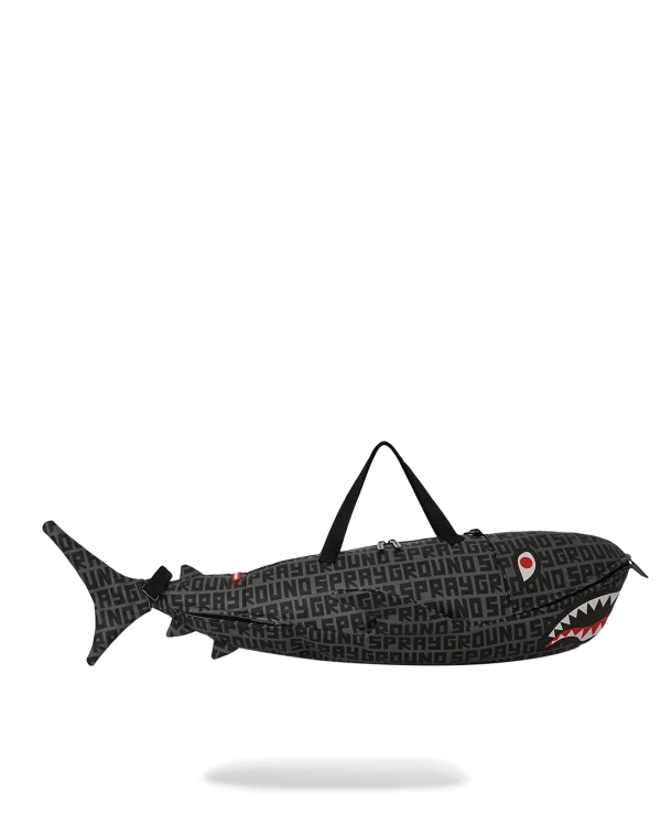SHARKFINITY STEALTH PILOT SHARK SHAPE DUFFLE