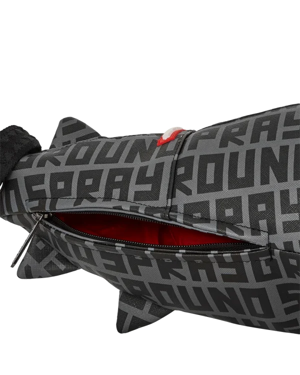 SHARKFINITY STEALTH PILOT SHARK SHAPE DUFFLE