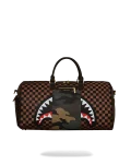 EXTERIOR GOLD ZIP POCKET SHARKS IN PARIS DUFFLE