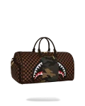 EXTERIOR GOLD ZIP POCKET SHARKS IN PARIS DUFFLE
