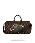 EXTERIOR GOLD ZIP POCKET SHARKS IN PARIS DUFFLE