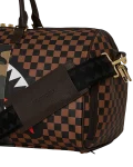 EXTERIOR GOLD ZIP POCKET SHARKS IN PARIS DUFFLE