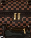 EXTERIOR GOLD ZIP POCKET SHARKS IN PARIS DUFFLE