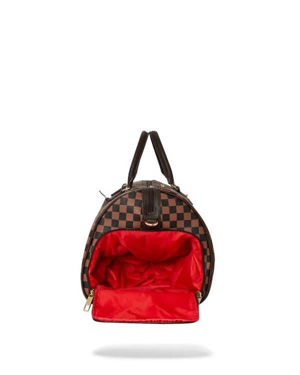 EXTERIOR GOLD ZIP POCKET SHARKS IN PARIS DUFFLE