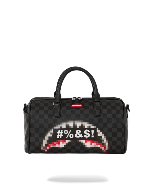 'WHAT THE BEEP' SHARK MINI DUFFLE