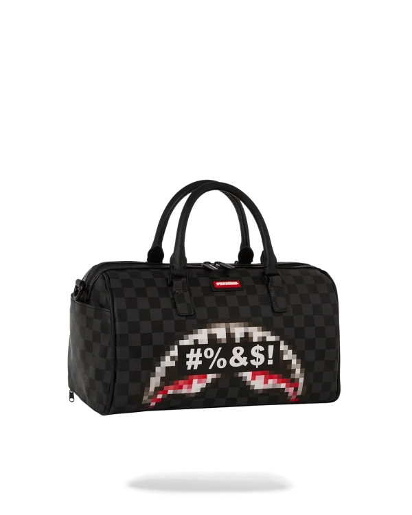 'WHAT THE BEEP' SHARK MINI DUFFLE