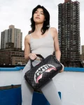 'WHAT THE BEEP' SHARK MINI DUFFLE