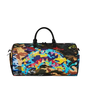 SLICED AND DICED CAMO DUFFLE